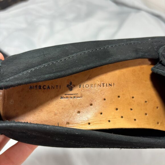 Mercanti Fiorentini Black Driving Moccasin Horse Bit Loafer Shoe Size 6 - Picture 6 of 8